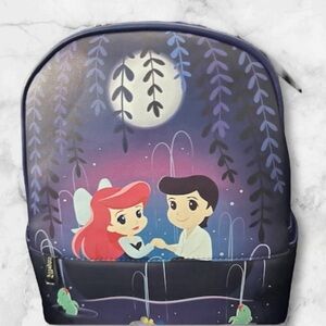 NWT LOUNGEFLY DISNEY THE LITTLE MERMAID Chibby Mini Backpack